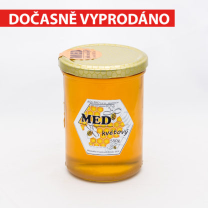 Med květový malinový - 550g